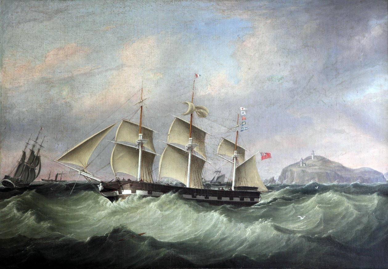 De Charlotte bij de Oude Hoofd van Kinsale door Joseph Heard