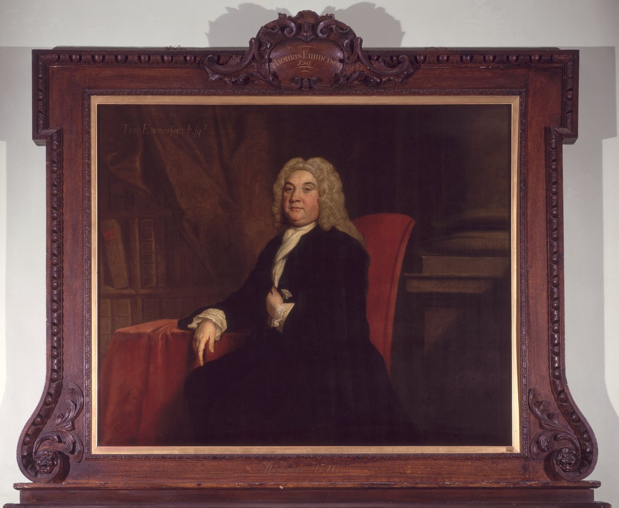 Portret van Thomas Emerson (overleden 1745), een Gouverneur van het Foundling Hospital, 1731 door Joseph Highmore