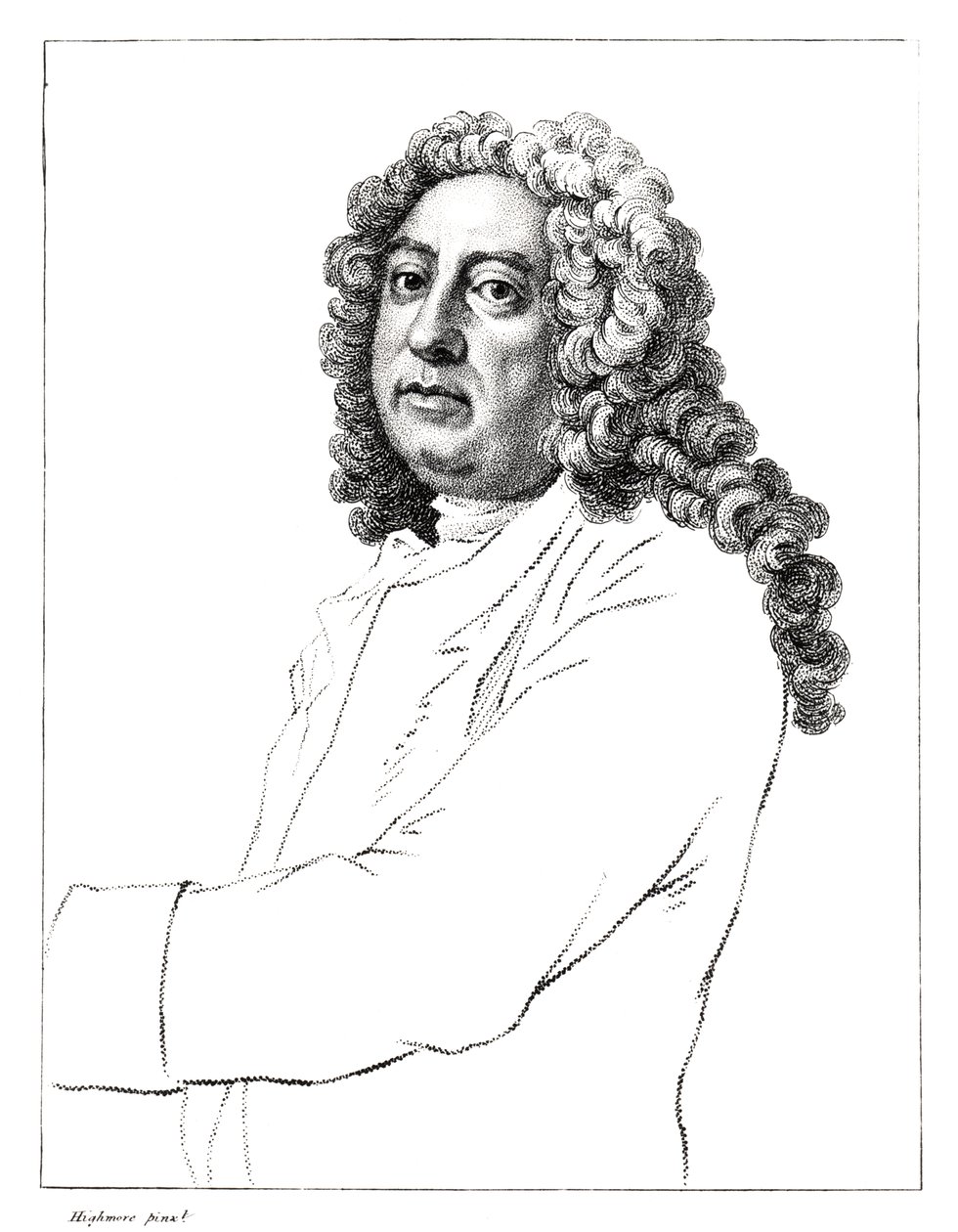 Sir James Thornhill (1676-1734) door Joseph Highmore