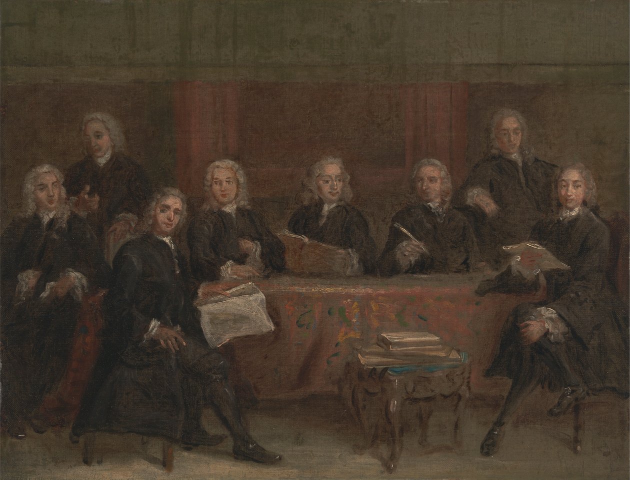 Studie voor een Groepsportret door Joseph Highmore