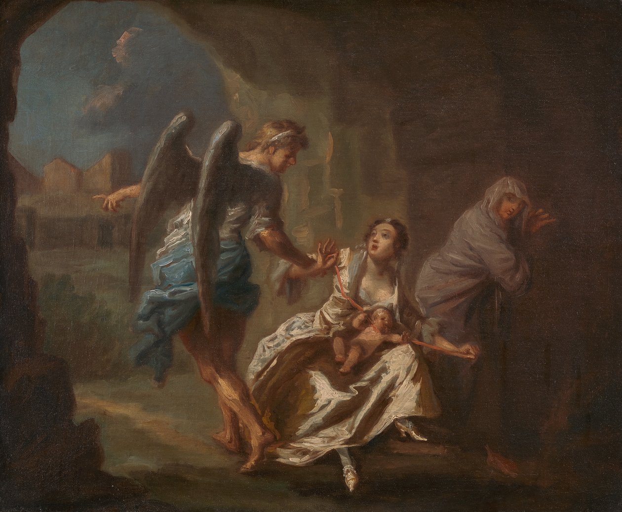 De Engel van Barmhartigheid, ca. 1746 door Joseph Highmore