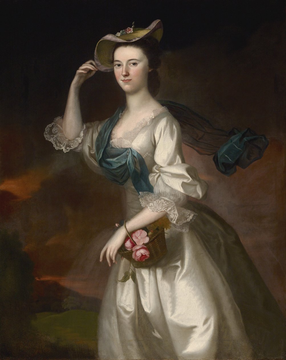 Portret van Abigail Erving Scott door Joseph Jonathan Blackburn