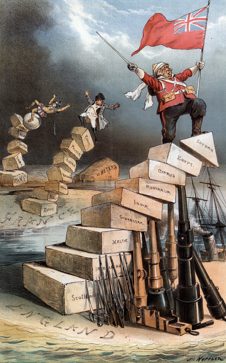De Geschiedenis Herhaalt Zich, 1885 door Joseph Keppler