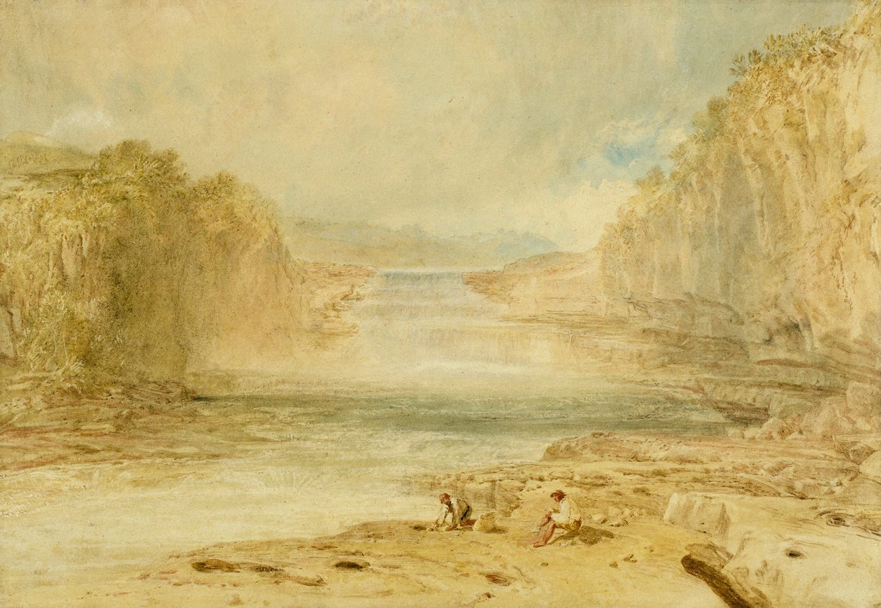 Aysgarth Force, Richmondshire door Joseph Mallord William Turner
