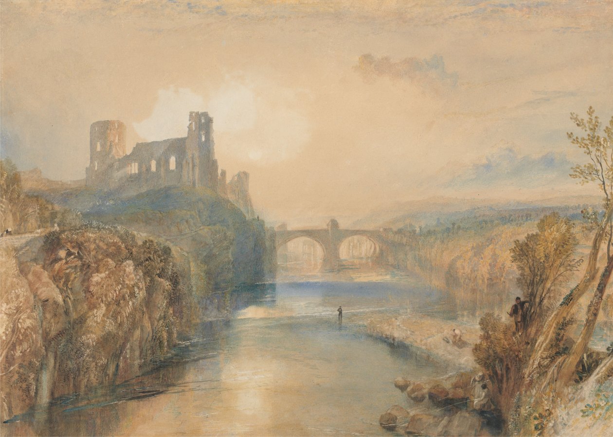 Barnard Castle, Durham door Joseph Mallord William Turner