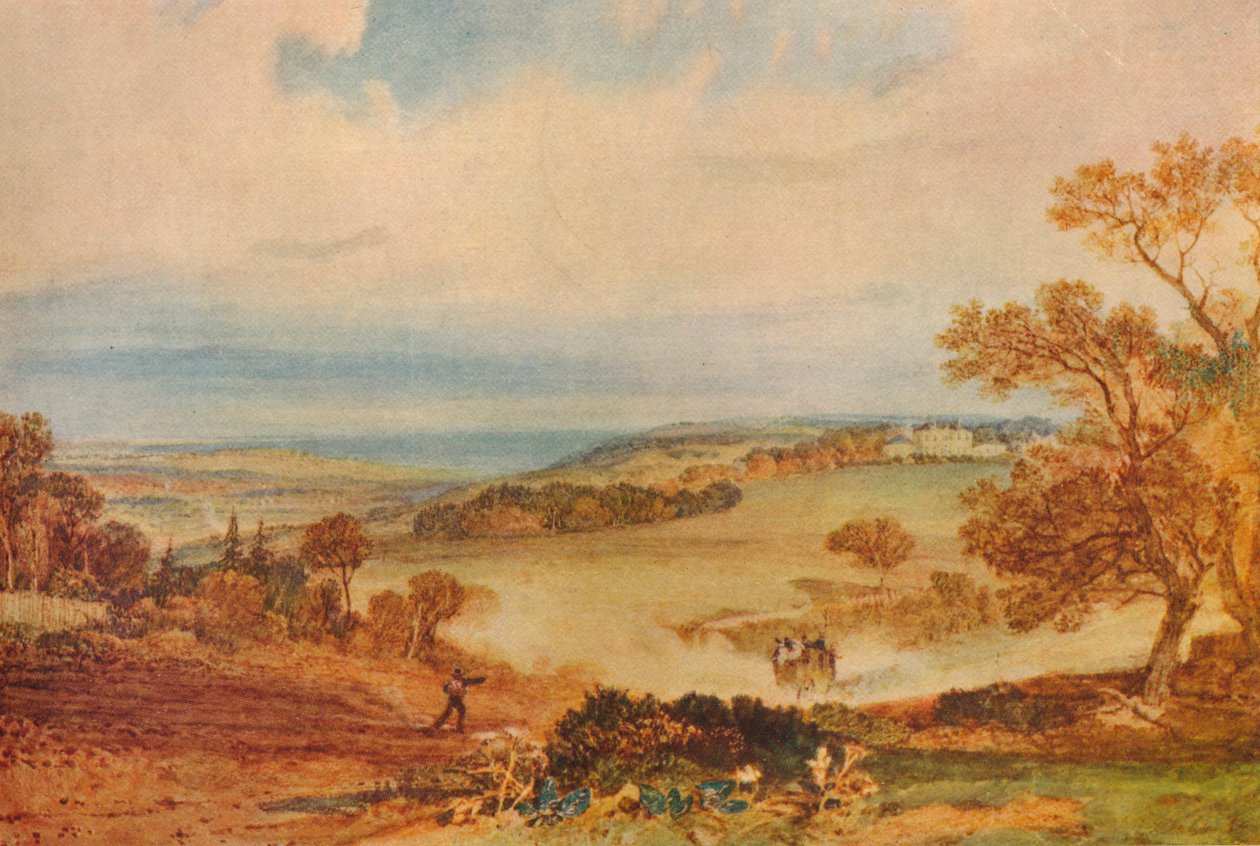 Beauport, nabij Bexhill door Joseph Mallord William Turner