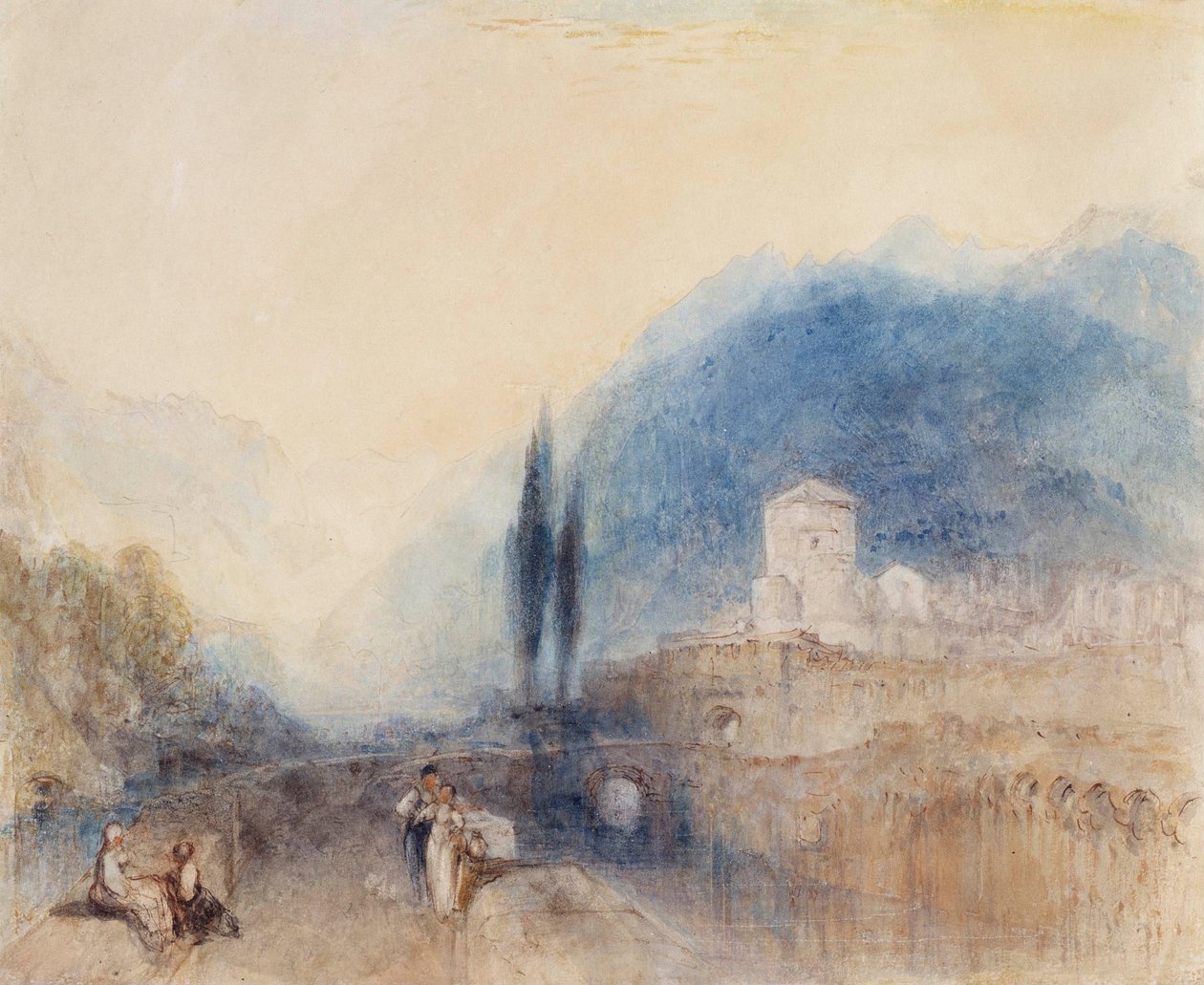 Bellinzona door Joseph Mallord William Turner
