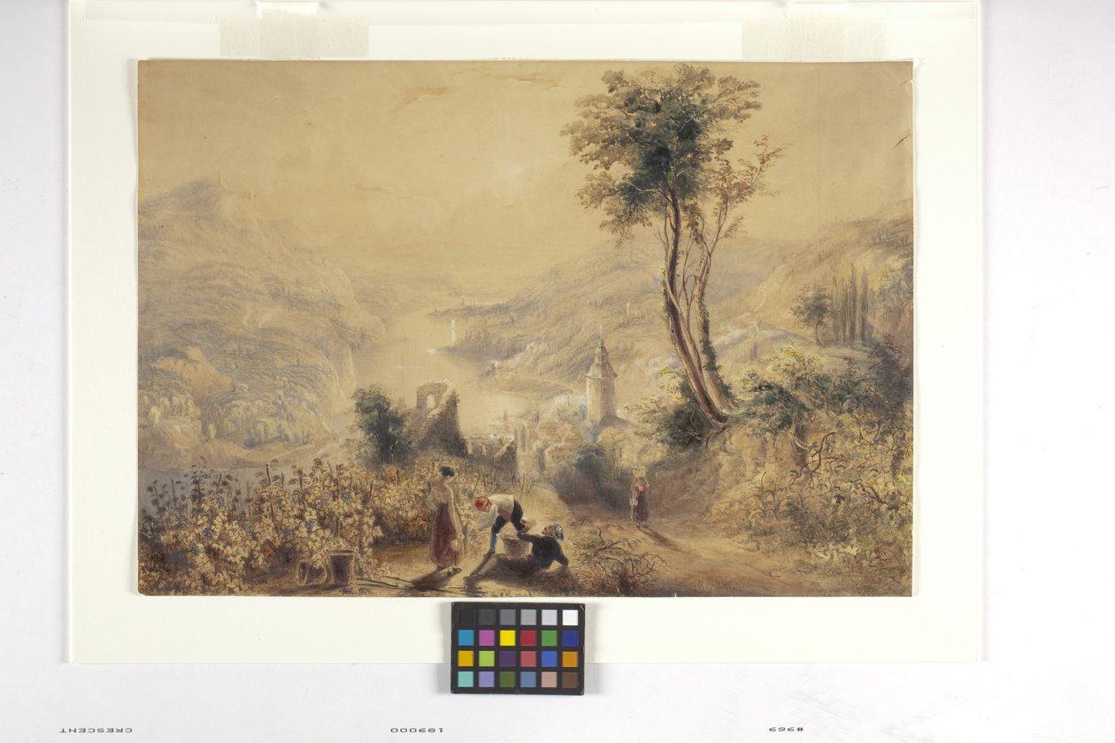 Berncastle (Oberwesel) door Joseph Mallord William Turner