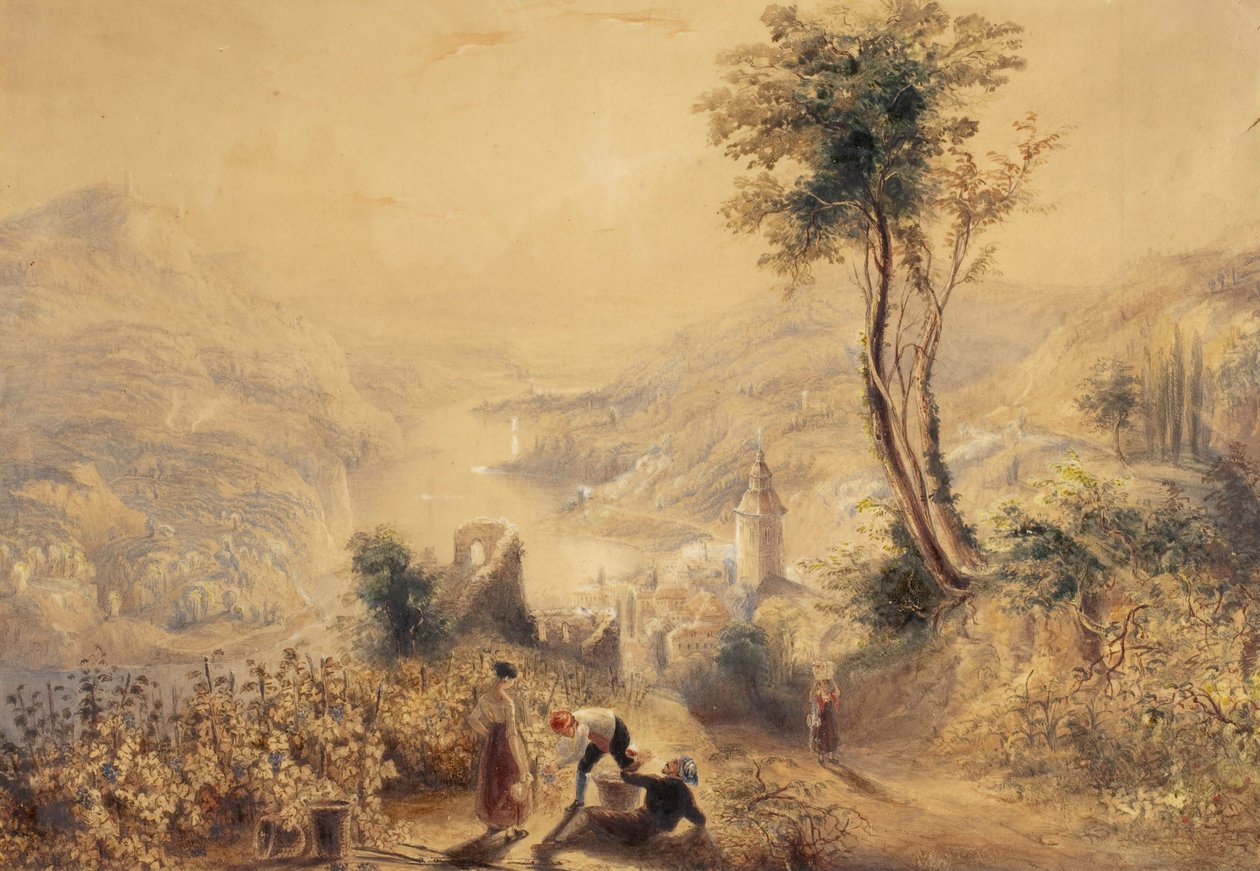 Bernkastel (Oberwesel) door Joseph Mallord William Turner