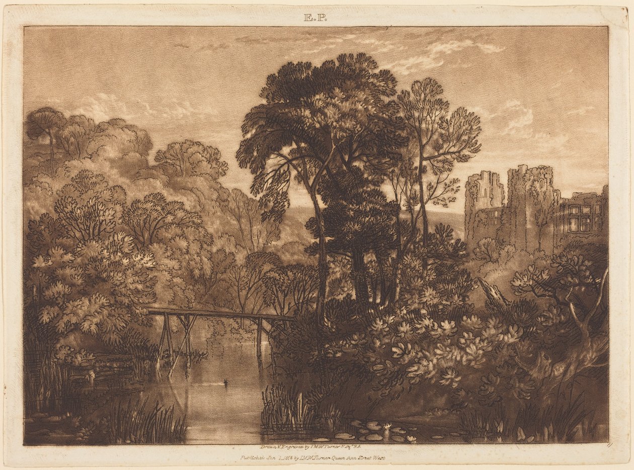 Berry Pomeroy Castle door Joseph Mallord William Turner