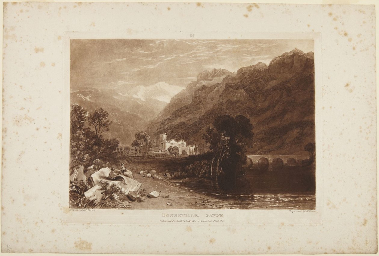 Bonneville, Savoye door Joseph Mallord William Turner