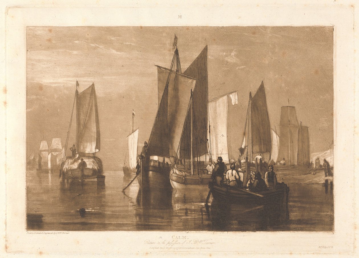 Kalmte door Joseph Mallord William Turner