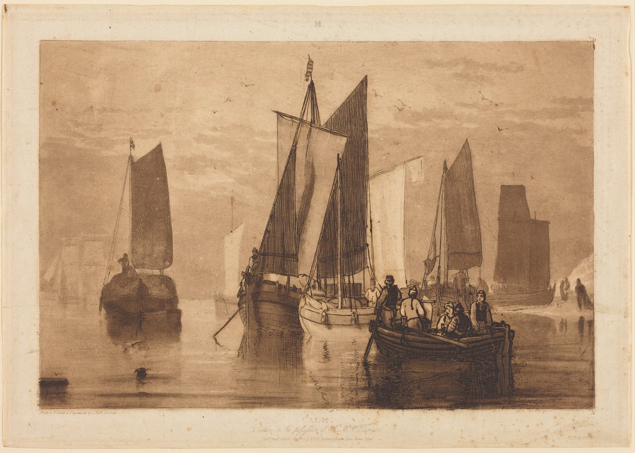 Kalmte door Joseph Mallord William Turner