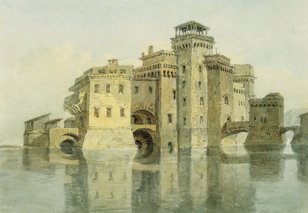 Kasteel, datum onbekend door Joseph Mallord William Turner
