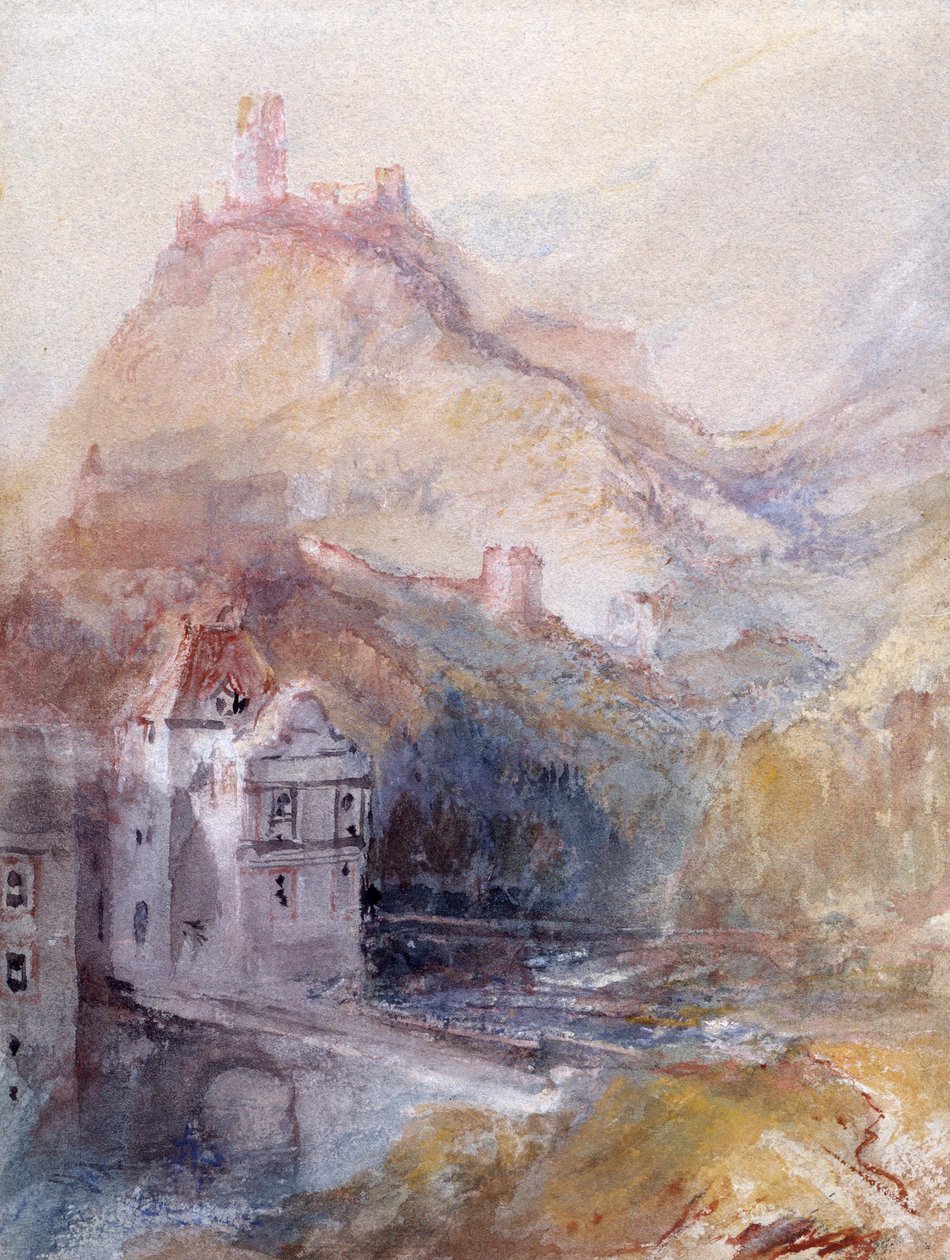 Cochem aan de Moezel door Joseph Mallord William Turner