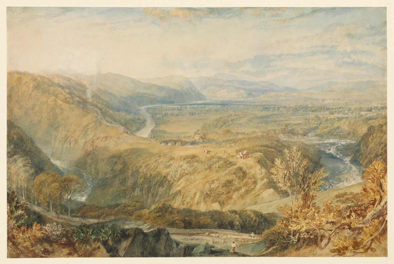 Crook van Lune, kijkend naar Hornby Castle door Joseph Mallord William Turner