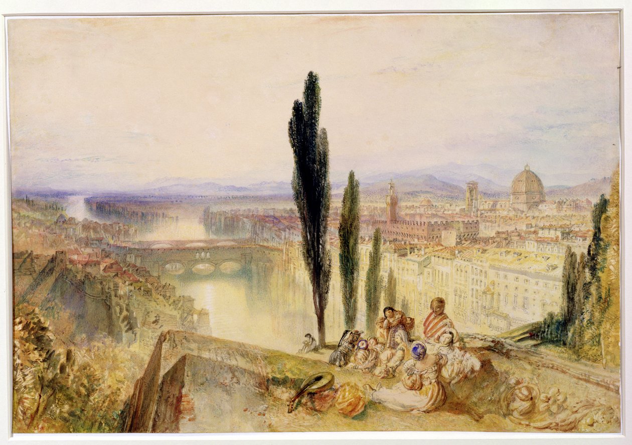 Florence, c.1827 door Joseph Mallord William Turner