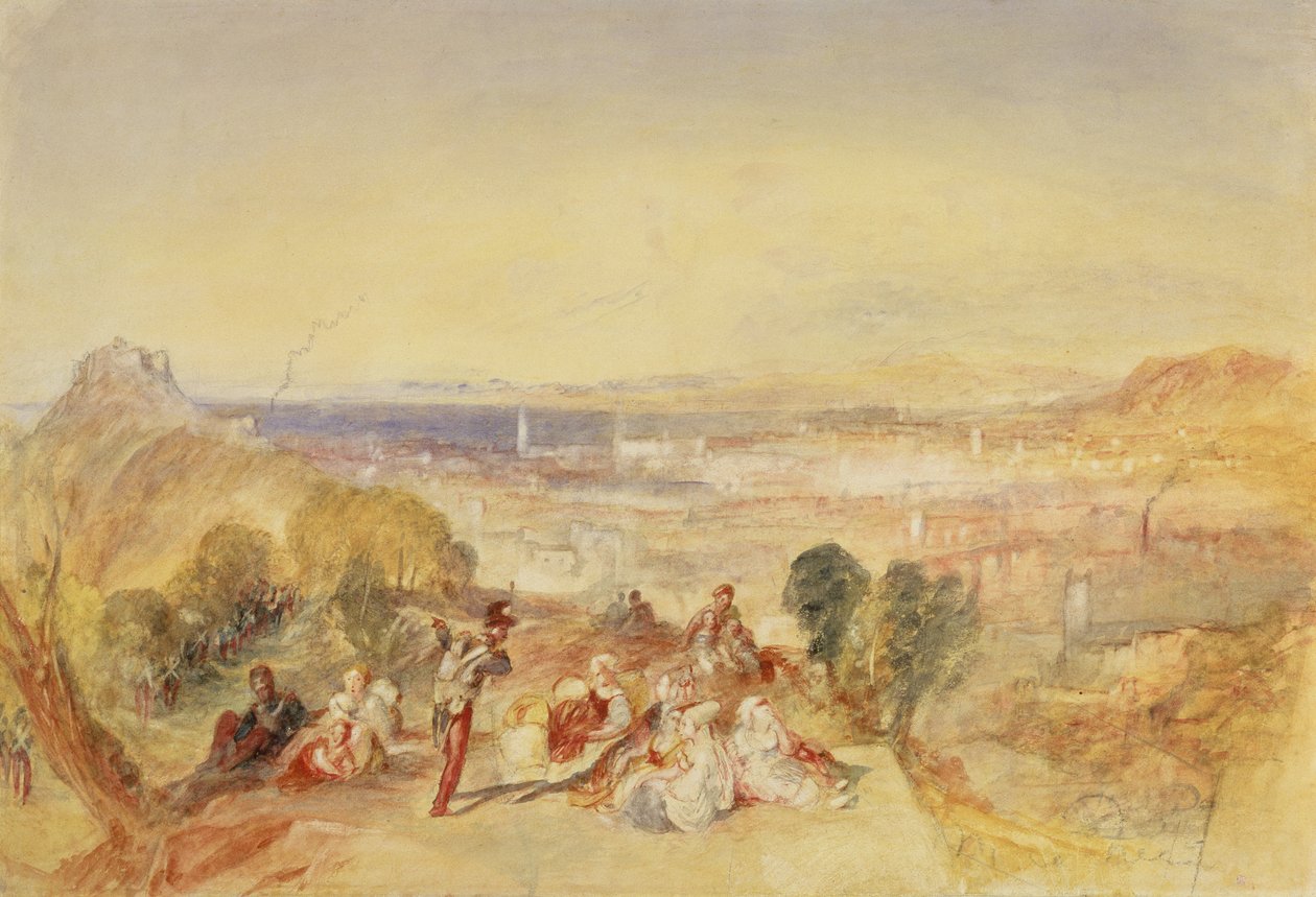 Genua, Italië, c.1851 door Joseph Mallord William Turner