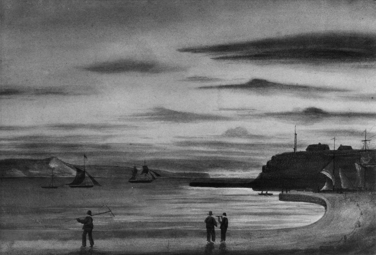 Havenscène door Joseph Mallord William Turner