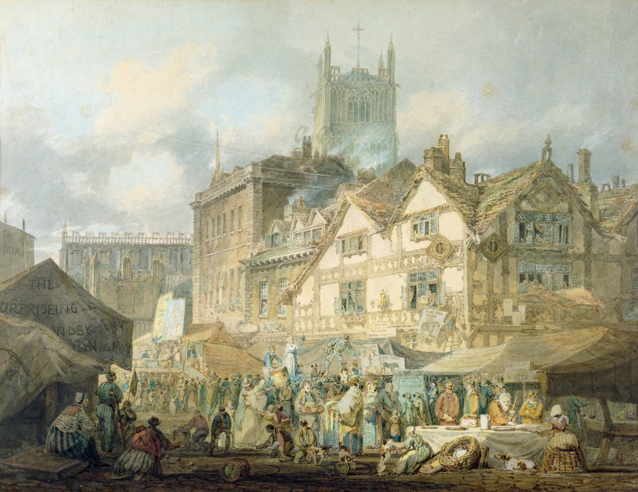 High Green, Queen Square, Wolverhampton door Joseph Mallord William Turner