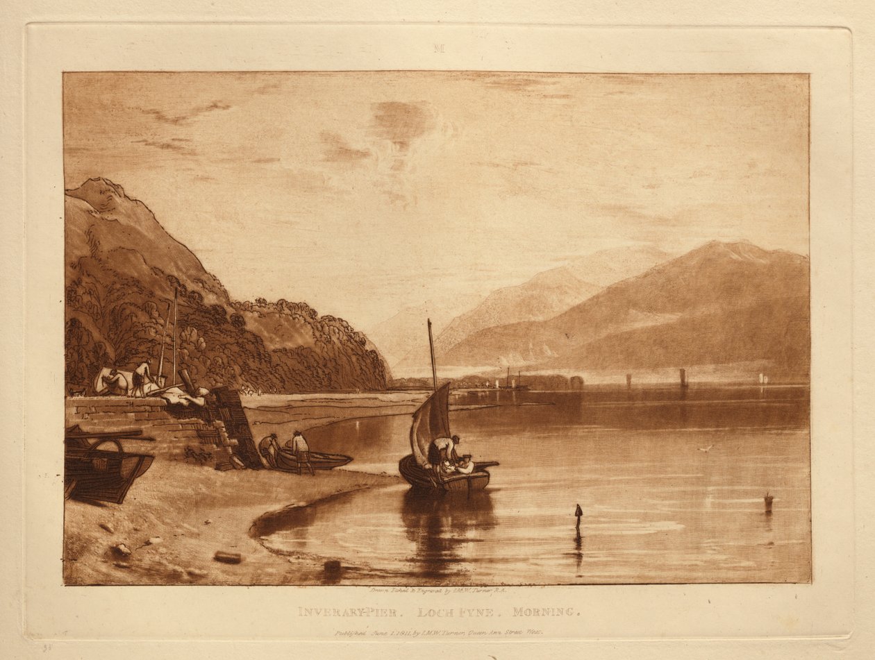 Pier van Inverary door Joseph Mallord William Turner
