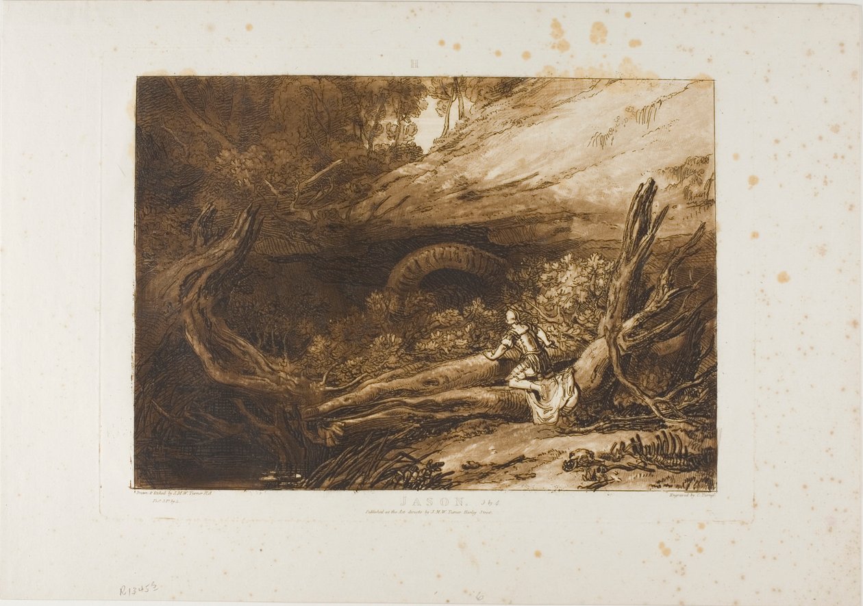 Jason, plaat 6 uit Liber Studiorum door Joseph Mallord William Turner