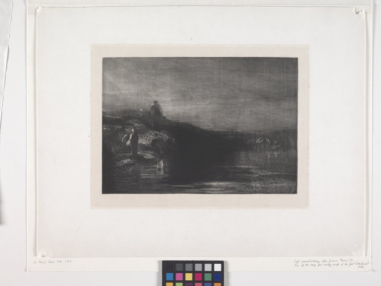 Kingston Bank, nr. 1 door Joseph Mallord William Turner