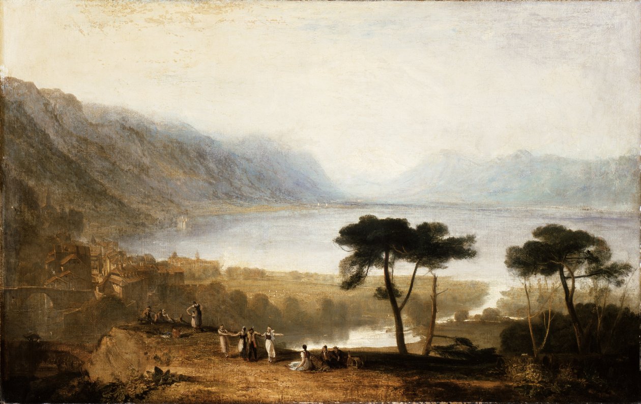 Meer van Genève vanuit Montreux door Joseph Mallord William Turner
