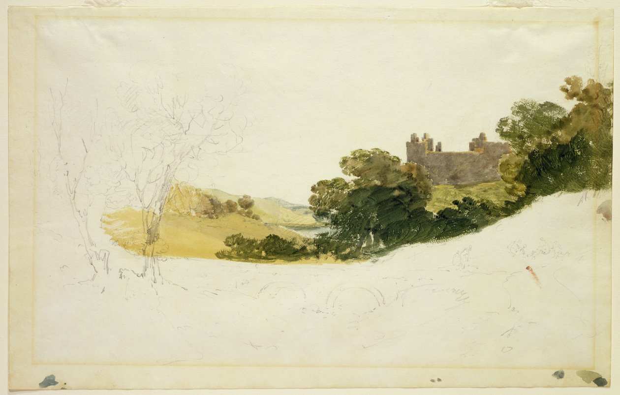 Linlithgow Paleis, Schotland door Joseph Mallord William Turner