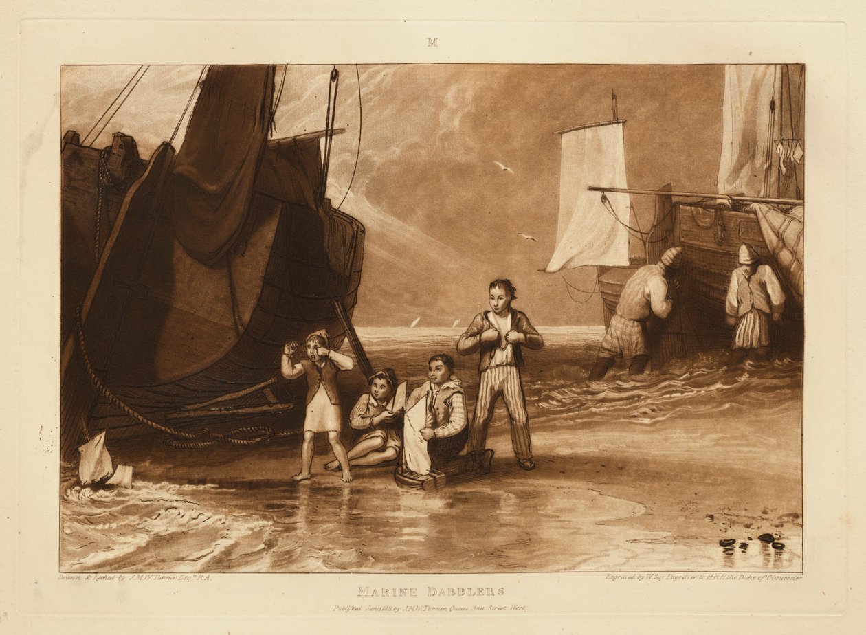 Zee-eenden door Joseph Mallord William Turner