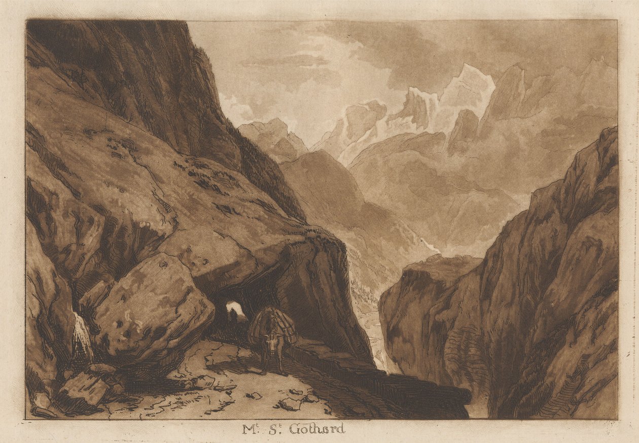 Sint-Gotthardberg door Joseph Mallord William Turner