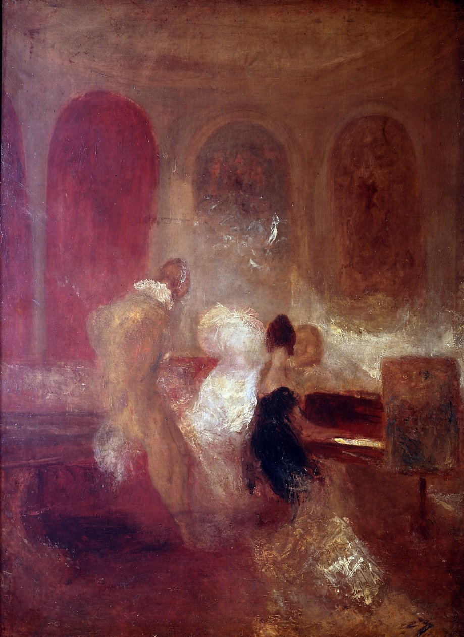 Muziekfeest, East Cowes Castle, ca. 1835 door Joseph Mallord William Turner