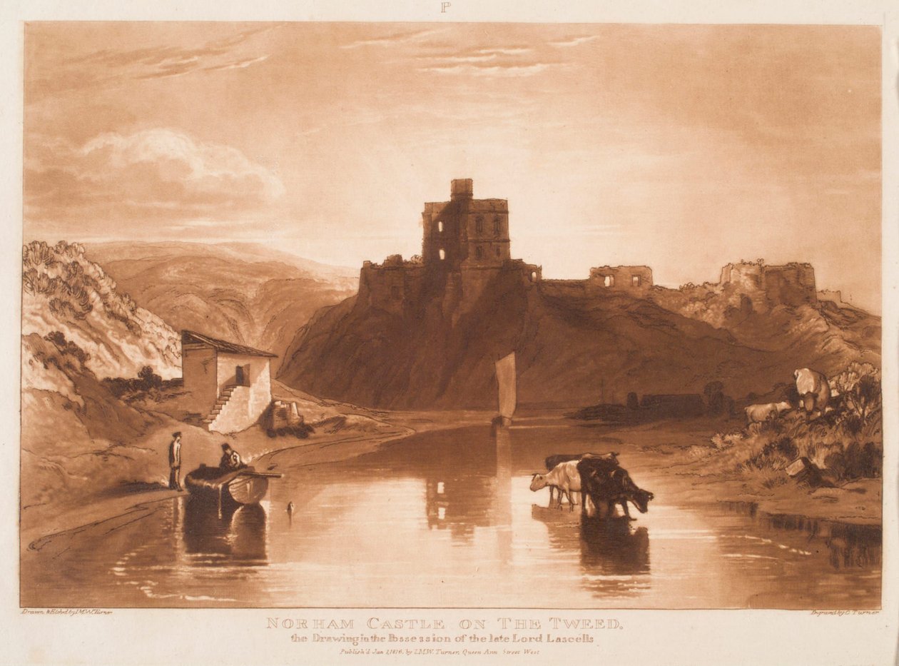 Kasteel Norham door Joseph Mallord William Turner