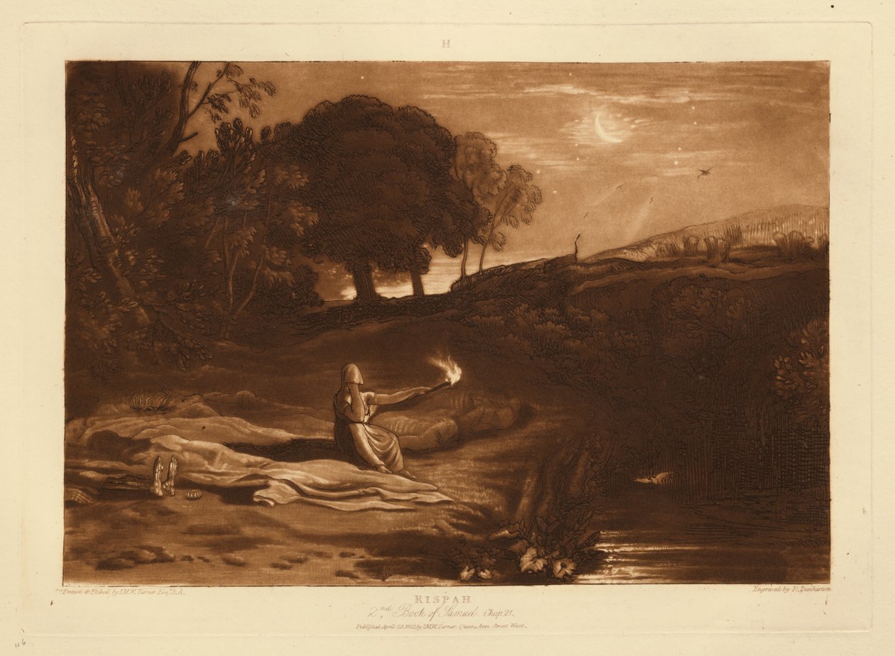 Rizpa door Joseph Mallord William Turner