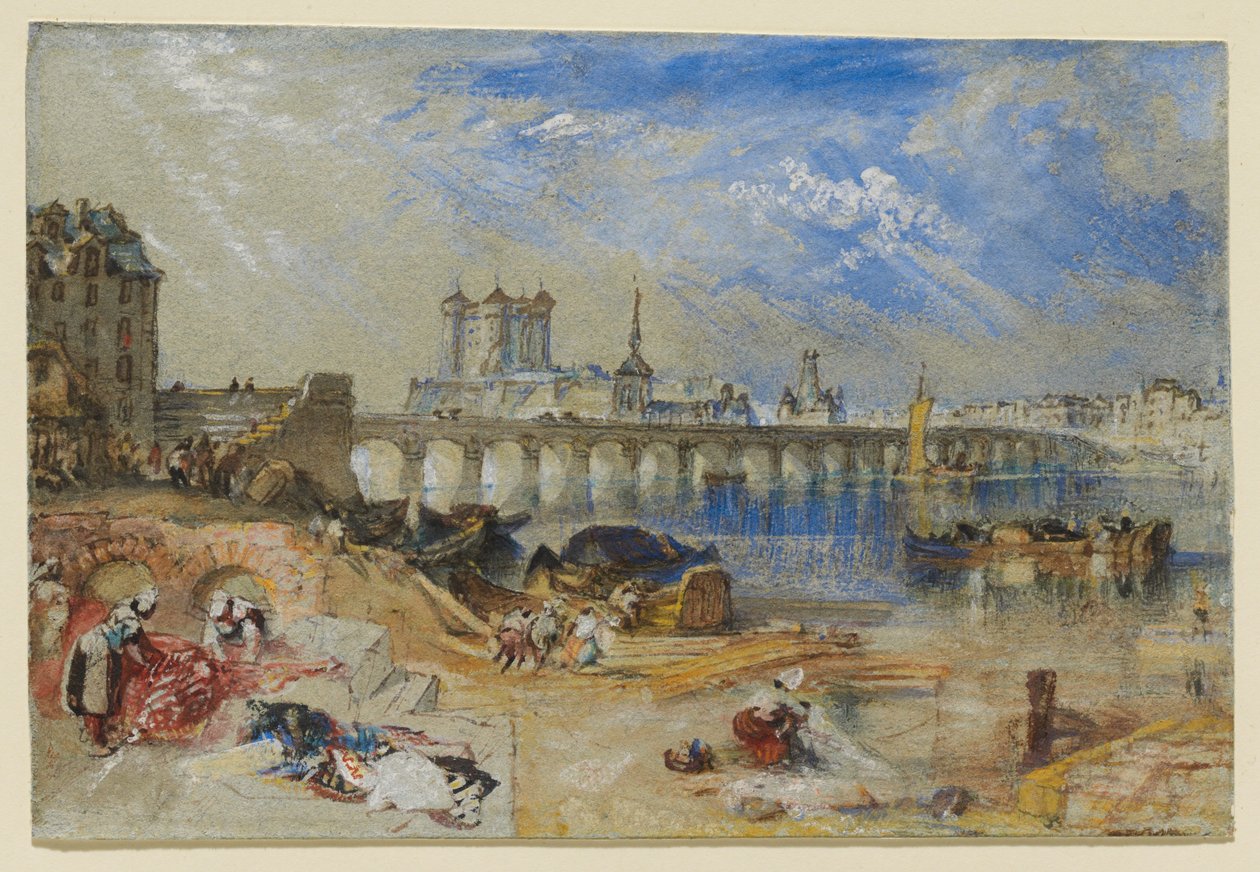 Saumur vanaf het Île d