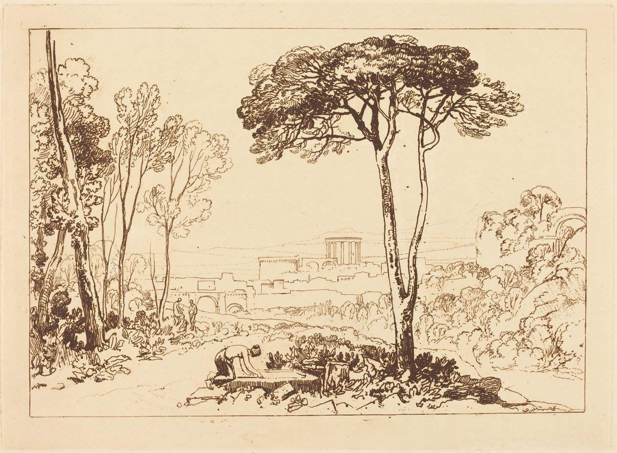 Tafereel in de Campagna door Joseph Mallord William Turner