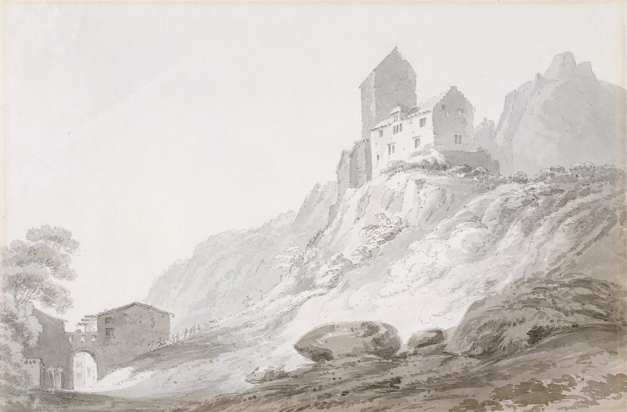 Zuidpoort van Sargans door Joseph Mallord William Turner