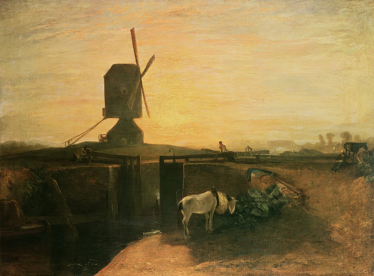 Southall Molen, 1810 door Joseph Mallord William Turner
