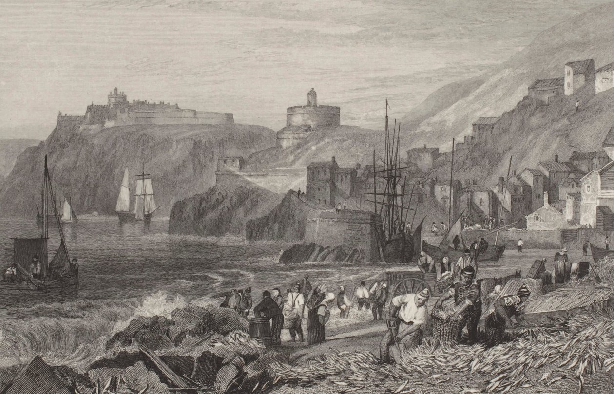 St. Mawes, Cornwall door Joseph Mallord William Turner
