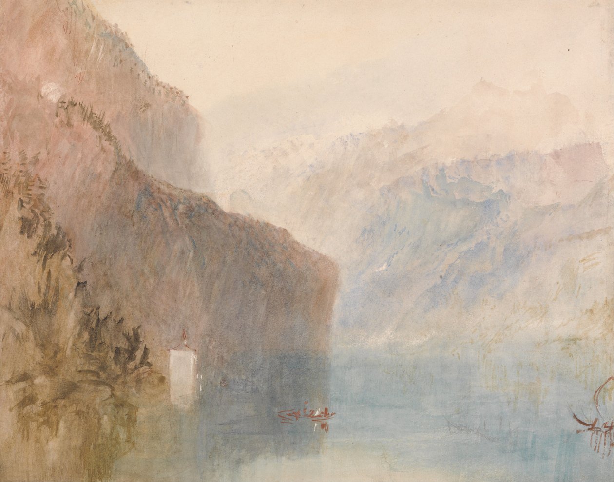 Tells kapel, Vierwoudstrekenmeer door Joseph Mallord William Turner