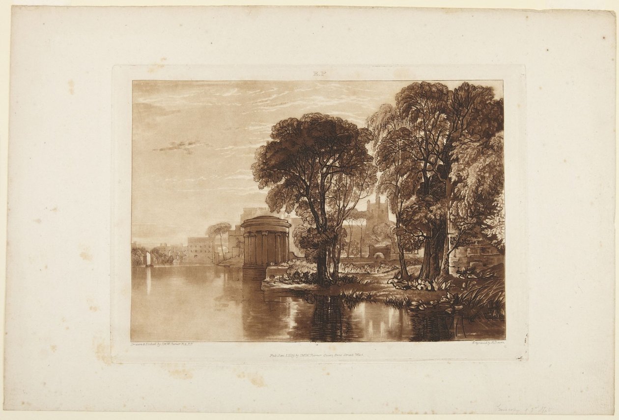 De nis, Isleworth door Joseph Mallord William Turner