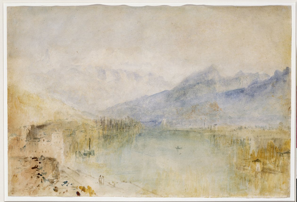 Het meer van Thun, ca. 1844 door Joseph Mallord William Turner
