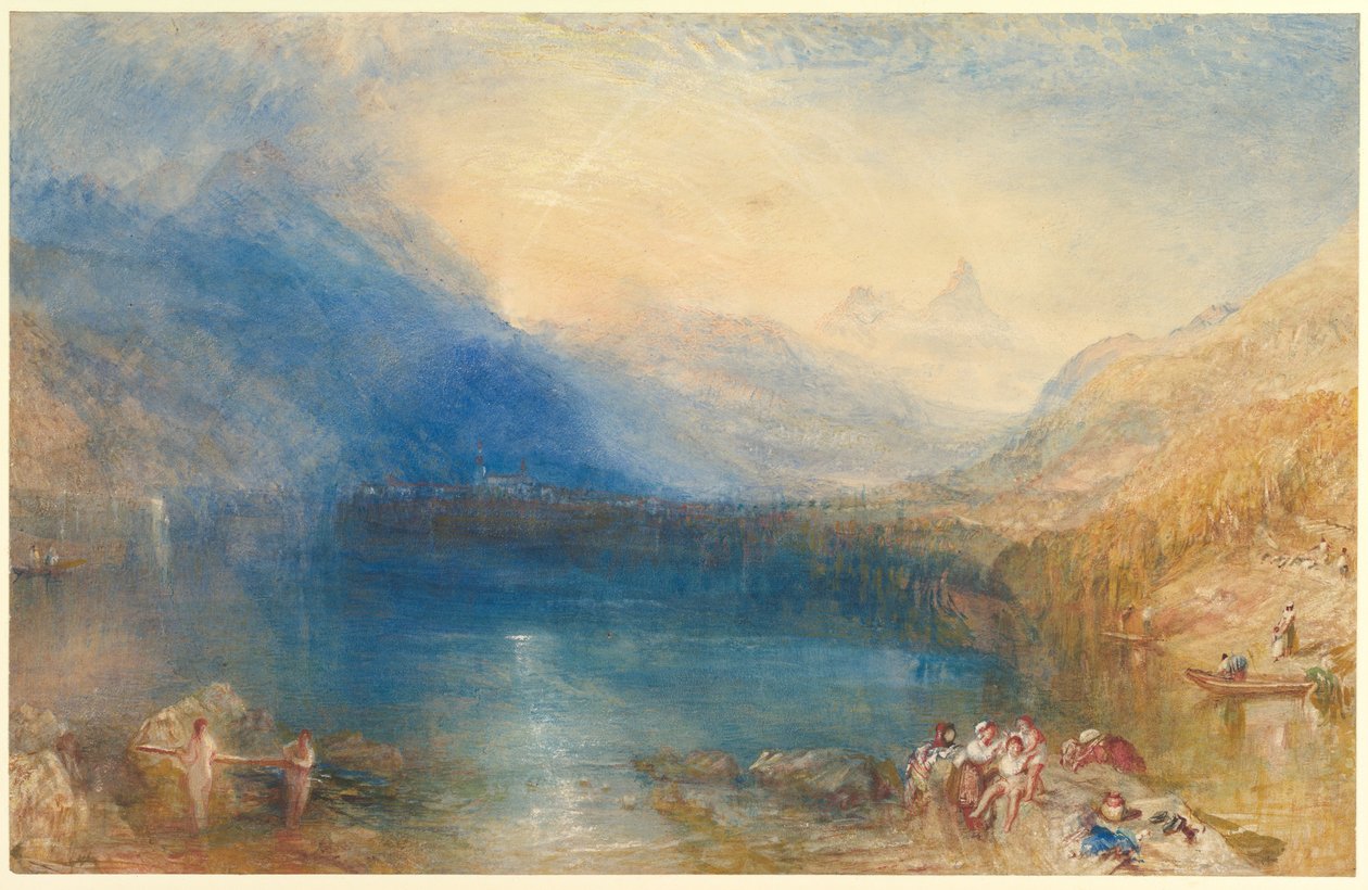 Het Meer van Zug door Joseph Mallord William Turner