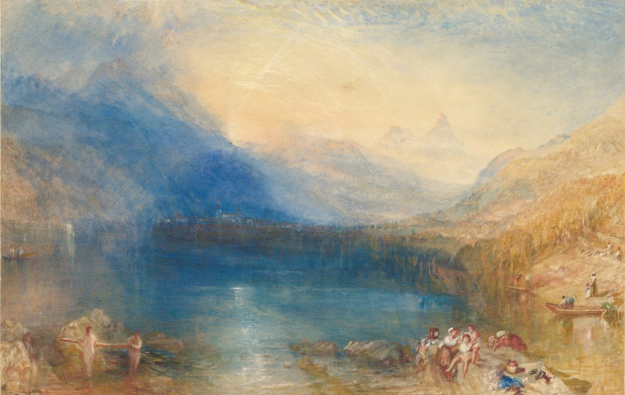 Het Meer van Zug door Joseph Mallord William Turner