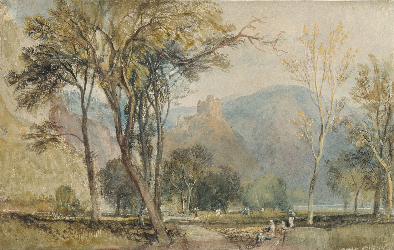 De Marxburg door Joseph Mallord William Turner