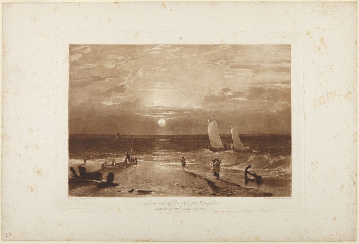 Het zeegezicht van Mildmay door Joseph Mallord William Turner