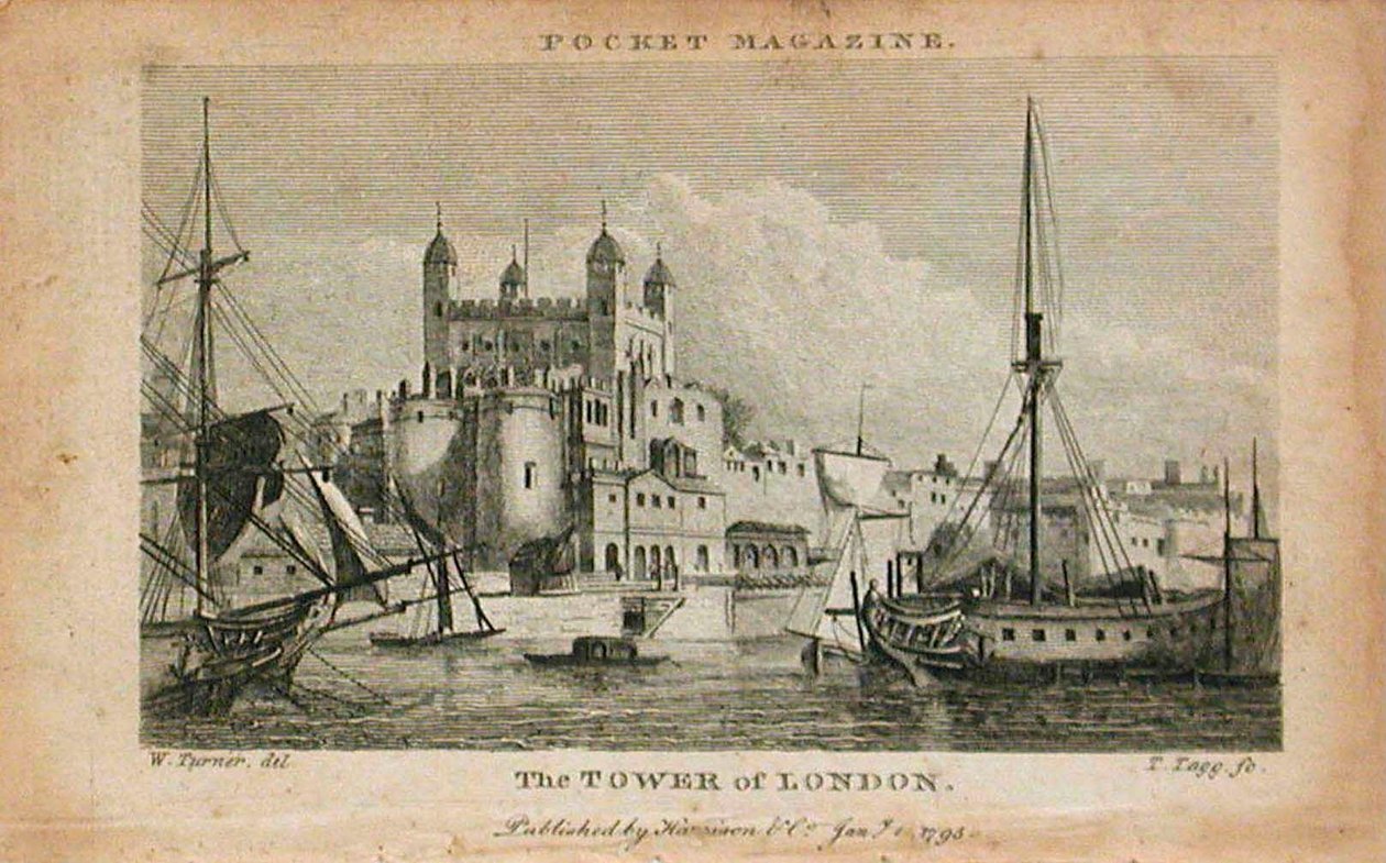 De Tower of London door Joseph Mallord William Turner