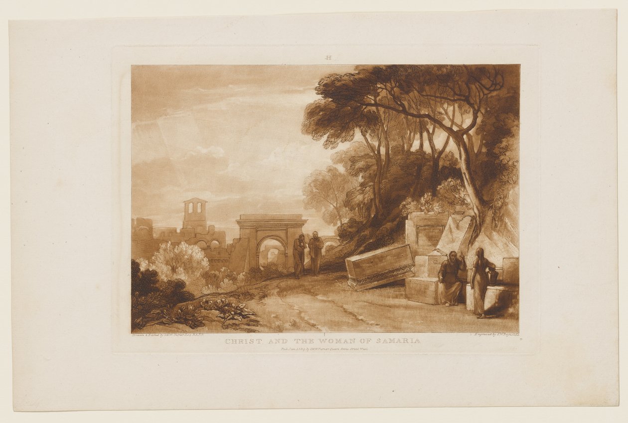 De Samaritaanse vrouw door Joseph Mallord William Turner