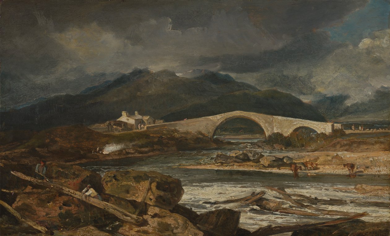 Tummel Bridge, Perthshire door Joseph Mallord William Turner