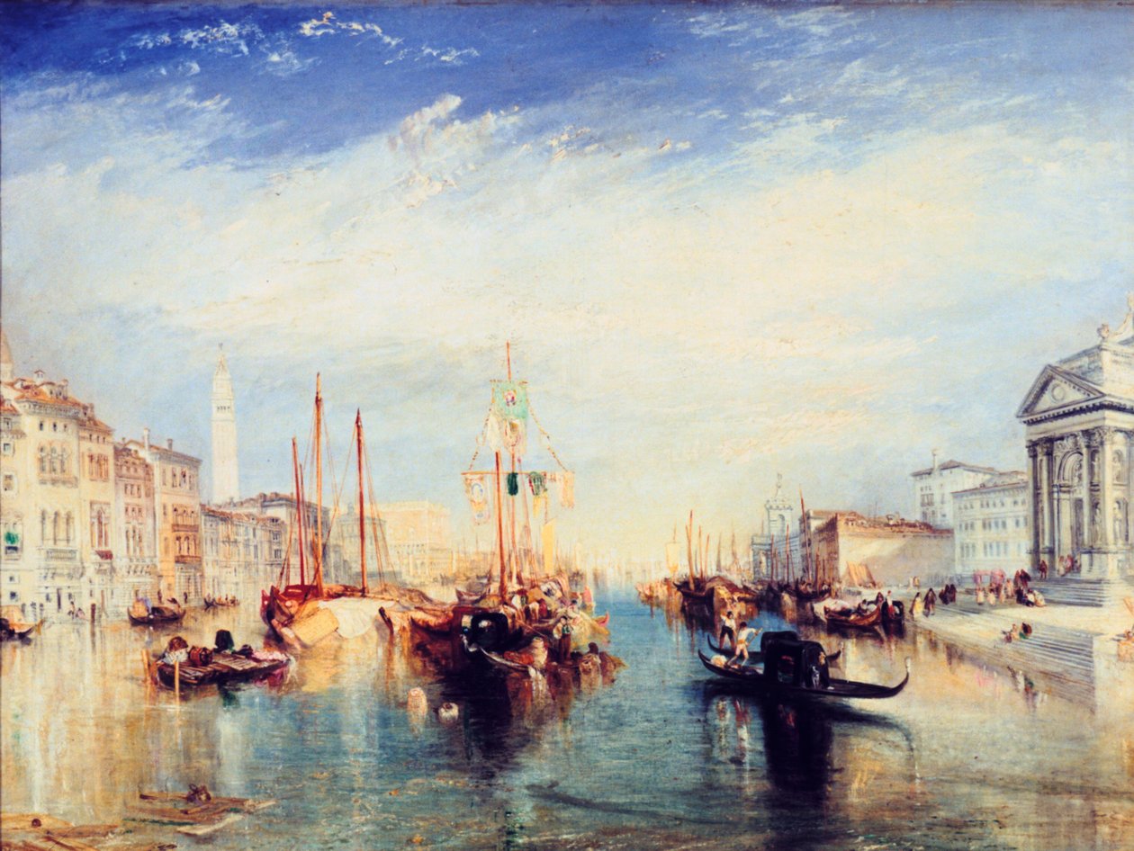 Venetië, vanaf de veranda van de Madonna della Salute, c1835 door Joseph Mallord William Turner